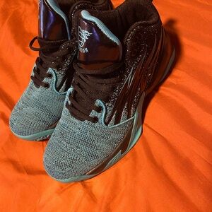 Ewing Athletics Teal and Black Sneakers